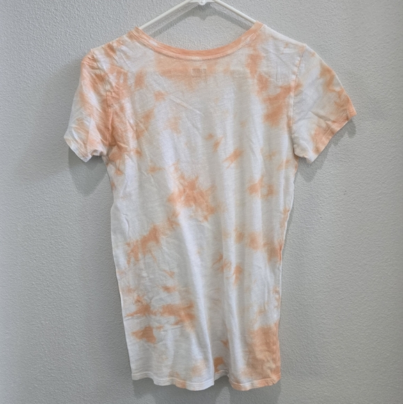 Victoria's Secret PINK lightweight tie-dye orange and pink tshirt Size XS - Picture 2 of 4